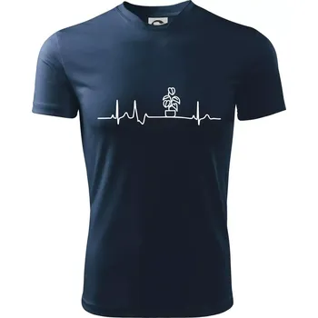 Chlapecké tričko EKG Filodendron - Dětské triko sportovní (dresovina) - 122 cm/6 let ( Námořní modrá (velmi tmavá - téměř černá) )