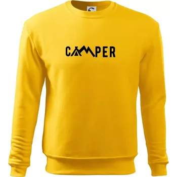 Pánská mikina Camper nápis - Mikina Essential pánská - 2XL ( Žlutá )