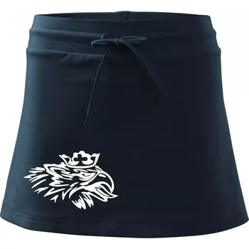 Dámské oblečení Rozezlený orel - Sportovní sukně - two in one - M ( Námořní modrá (velmi tmavá - téměř černá) )