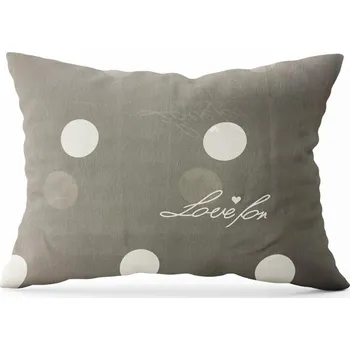 Polštář Povlak na polštář Puntíky 70x90 cm