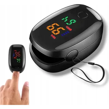 Pulsoksymetr Pulsmetr Měřič tepu Měřič pulsu Prstový Měření saturace OLED
