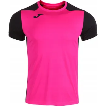 Pánské běžecké tričko Joma Record II fluor pink/black XL