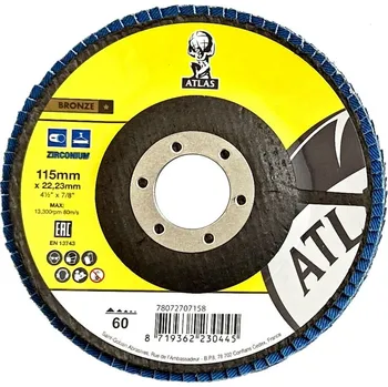 Brusný kotouč ATLAS FLD FDFT 115x22.2 P120 KX663 lamelový kotouč 78072707160