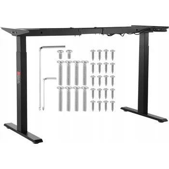 Psací stůl Obdélníkový psací stůl SucceBuy 58 x 110 x 70 cm černý