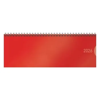 Tischquerkalender Classic Colourlux rot 2026 - Korsch Verlag