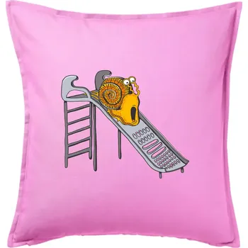 Polštář To bude ale drsný nářez (Pecka Design) - Polštář 50x50 - 50x50 - Pouze potah ( Růžová )