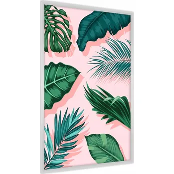 Obraz Plakát Tropické Listy Palma Banánovník 50x70