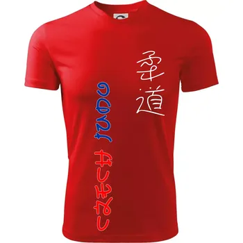 Chlapecké tričko Judo Czech - Dětské triko sportovní (dresovina) - 146 cm/10 let ( Červená )