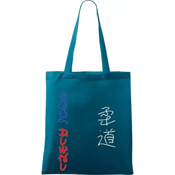 Judo Czech - Taška bavlněná - 42 x 38 cm ( Petrolejová )