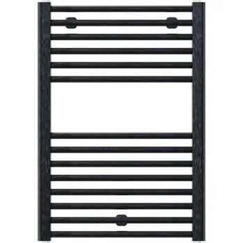 Radiátor Koupelnový radiátor vodní Luxrad 340 W 500 x 712 mm černý