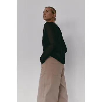 Tričko s dlouhým rukávem MUUV. UKO černá barva tran.long.UKO 99X, vel. XS