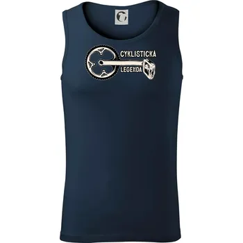 Cyklistická legenda - Tílko pánské Core - XL ( Námořní modrá (velmi tmavá - téměř černá) )