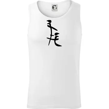 Čínský znak - Tílko pánské Core - L ( Bílá )