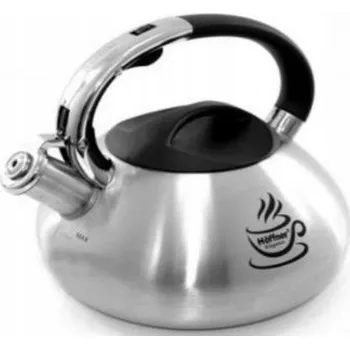 Rychlovarná konvice Konvice tradiční ocelová Hoffner 3 l černá rukojeť MAGICKÁ ŠÁLEK HIT