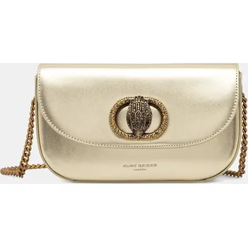 Kožená kabelka Kurt Geiger London zlatá barva, 3591561109 GLD, vel. ONE SIZE
