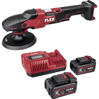 leštička FLEX PE 150 18-EC SET - Aku rotační leštička (18 V)