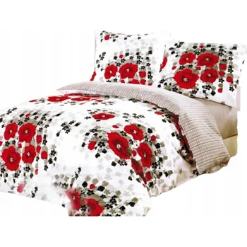 Povlečení Povlečení Elway 160x200 + povlak na polštář 70x80 100% Bavlna SILNÝ MĚKKÝ SATÉN