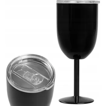 Sklenice Skleničky na bílé víno, skleničky na červené víno Homla černé 360 Ml 1 ks