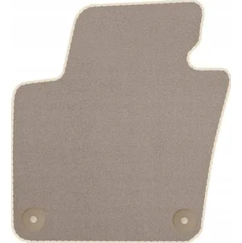 autokoberec Seat Alhambra II 2010 - 2020 velurový kobereček BEŽOVÝ STRANA ŘIDIČE STD