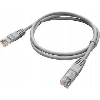 Síťový kabel Patchcord BOWI U/UTP 5e RJ45 / RJ45 1 m šedý