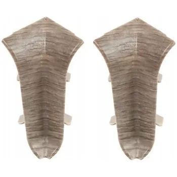 Vnitřní roh Cezar hliníkový 10 x 10, délka 10 cm, dub