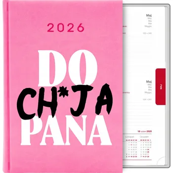 Kalendář Knižkový kalendář 2026 A5 růžový