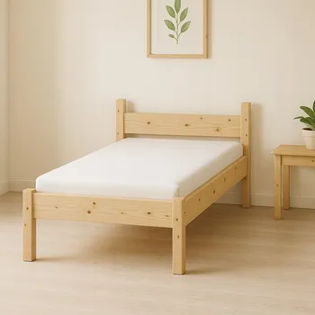 Postel Jednolůžková dřevěná postel Eko-lozka 70x200 borovice