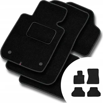 autokoberec Velurové autokoberce Motos 4 ks