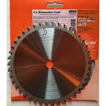 Pilový kotouč SCHUMACHER Pilový kotouč 205x18mm 42 zubů GERMANY