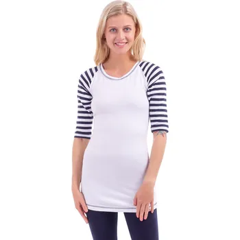 Zdravotnický oděv 2P SERVIS Triko dámské Rebecca Bílá/Modrá L