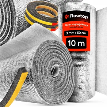 Těsnění do okna a dveří SADA TERMOIZOLAČNÍ FÓLIE NA OKNA 10m + TĚSNĚNÍ DO OKEN A DVEŘÍ 2m