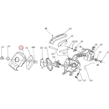 HECHT 929000111 kryt vzduchového filtru pro HECHT 929