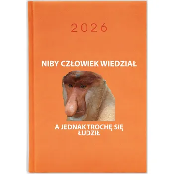 Kalendář Knižkový kalendář 2026 A5 FunnyCase modrý