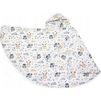 Prostěradlo Deka s kapucí Kerstin 65 x 130 cm, vícebarevná