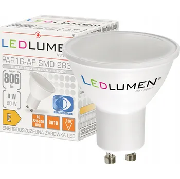 Žárovka LED žárovka Ledlumen GU10 PAR16 806 lm 8 W 120° 4000 K