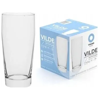 Sklenice Pivní krýgle Trend Glass 385 ml 4 ks