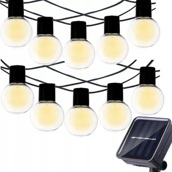 Venkovní osvětlení Světelný řetěz JohnGreen 280 cm solární bílý