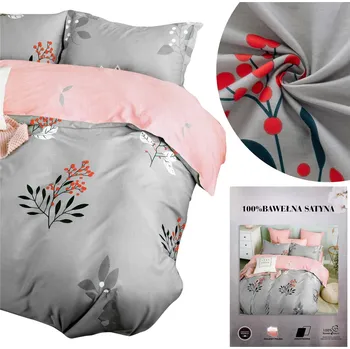 Povlečení Povlečení 160x200 3 Č. Bavlněný satén Jiřina 10