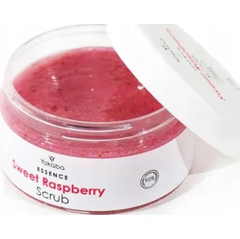 Tělový peeling Yokaba Sweet Raspberry Scrub Essence Malinový tělový peeling 250 g