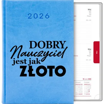 Kalendář Knižní kalendář 2026 A5 modrý