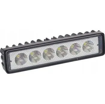 LED pracovní světlo panel halogen 18W 6x3W 1000lm 12V 24V s držákem