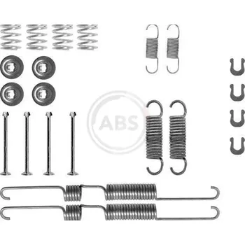Brzdová čelist Sada příslušenství, brzdové čelisti A.B.S. 0738Q