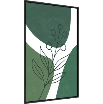 Obraz Plakát v Rámu LISTY Styl Line Art Příroda 30x40
