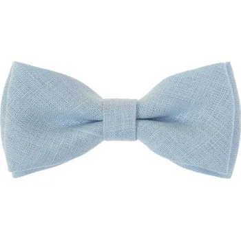 Motýlek Avantgard Lněný motýlek PREMIUM s kapesníčkem, 609-111, Modrá