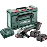 METABO W 18 L 9-125 Quick Set aku úhlová bruska 18V LiIon 3x4Ah Metabox 602249960