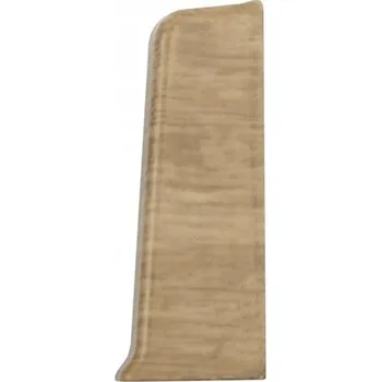 Podlahová lišta Pravá koncovka k soklové liště z PVC 55 mm DUB MONASTER