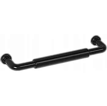 Nábytkové kování NÁBYTKOVÁ ÚCHYTKA OZDOBNÁ UNIVERZÁLNÍ ÚCHYTKA NA NÁBYTEK FLO ČERNÁ 160MM