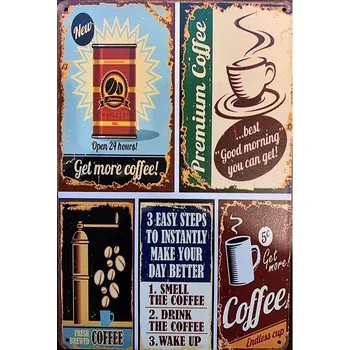 Obraz Plechová cedule Mix