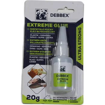 Průmyslové lepidlo Vteřinové lepidlo univerzální EXTREME GLUE průhledný 20 g