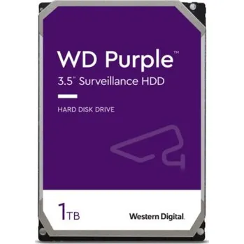 Interní pevný disk Western Digital WD Purple/1TB/HDD/3.5''/SATA/5400 RPM/3R WD10PURZ